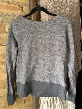 Madewell Gray Marled Crewneck Sweater